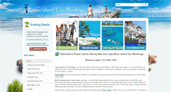 Desktop Screenshot of fraserislandbookings.com.au